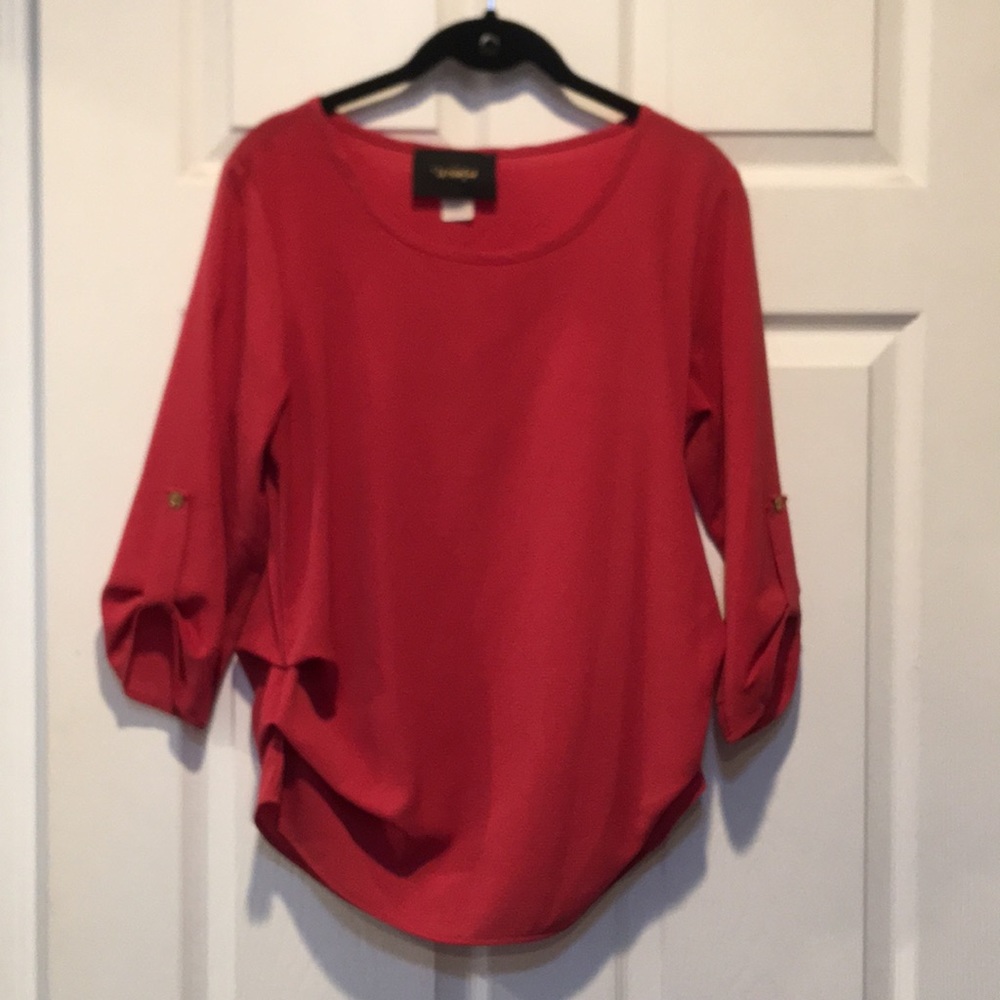 Slightly Used In Good Condition Small Coral Blouse - image 1